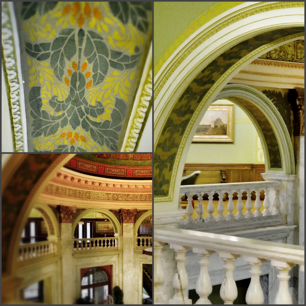 Painted Arches Collage Roswell P. Flower Memorial Library