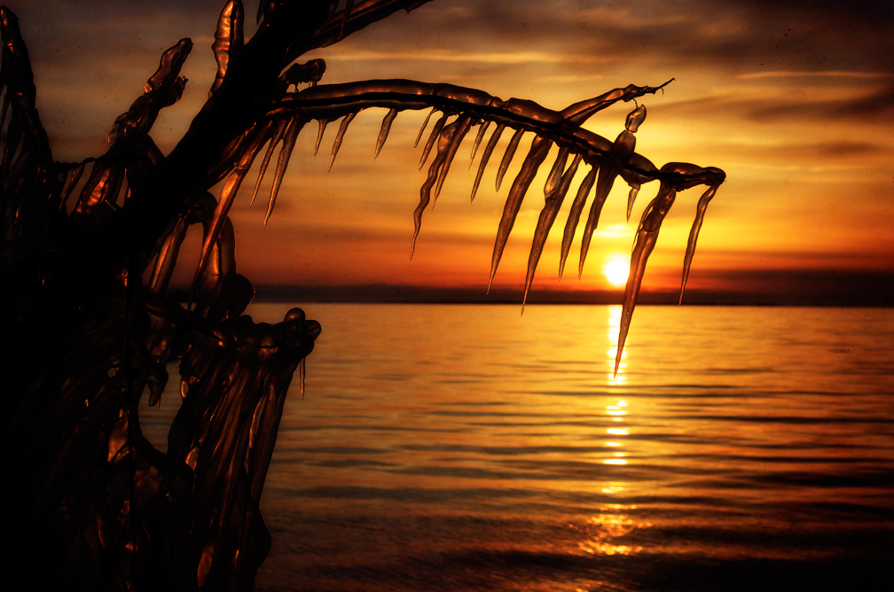 Icicle Sunset 2