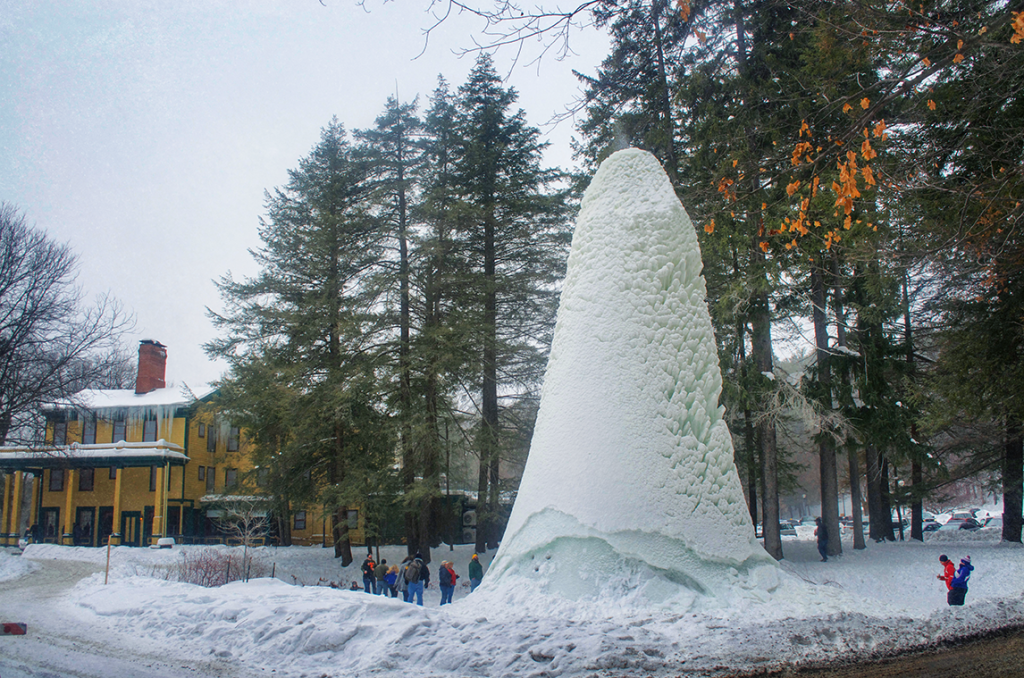 Ice Volcano Letchworth State Park