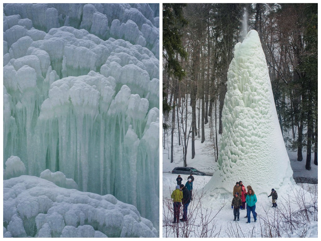 Ice Volcano Letchworth State Park