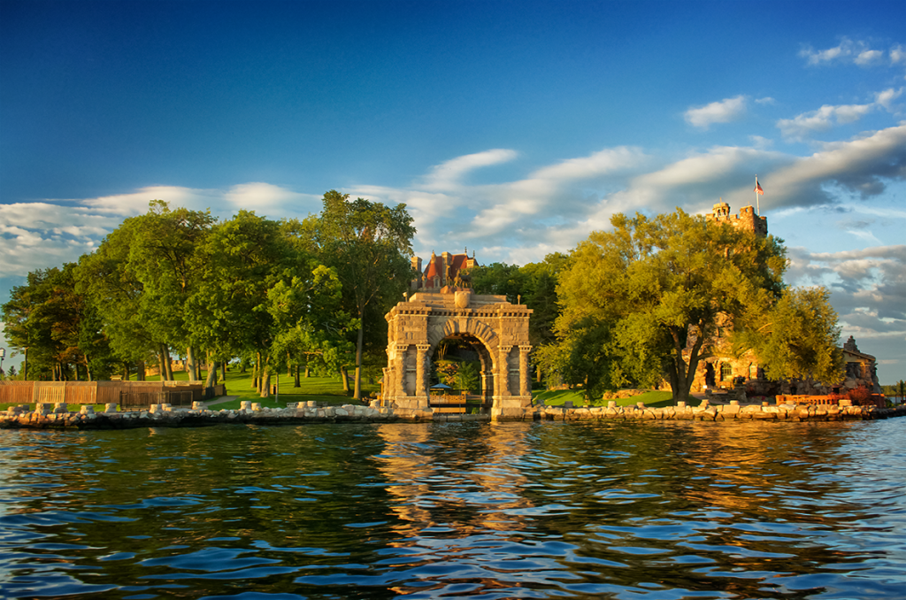 The Entry Arch at Boldt Castle