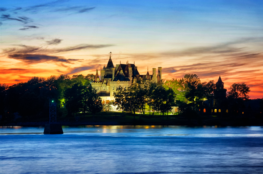 Boldt Castle at Night