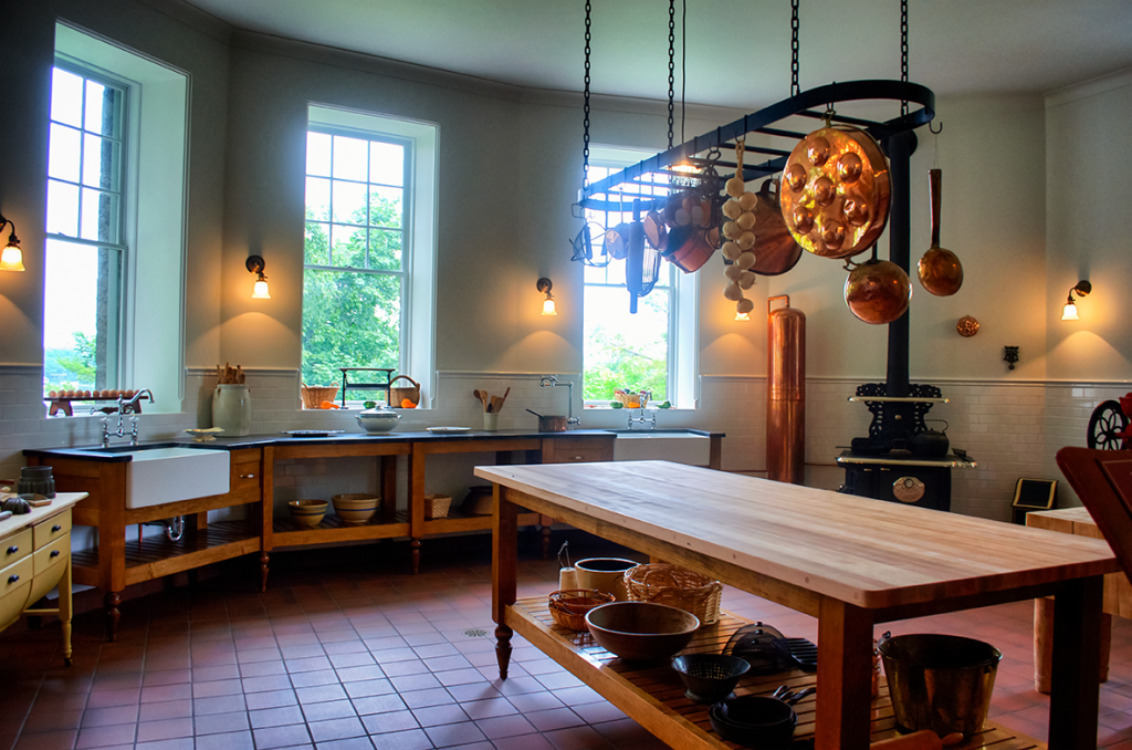 Kitchens inside Boldt Castle