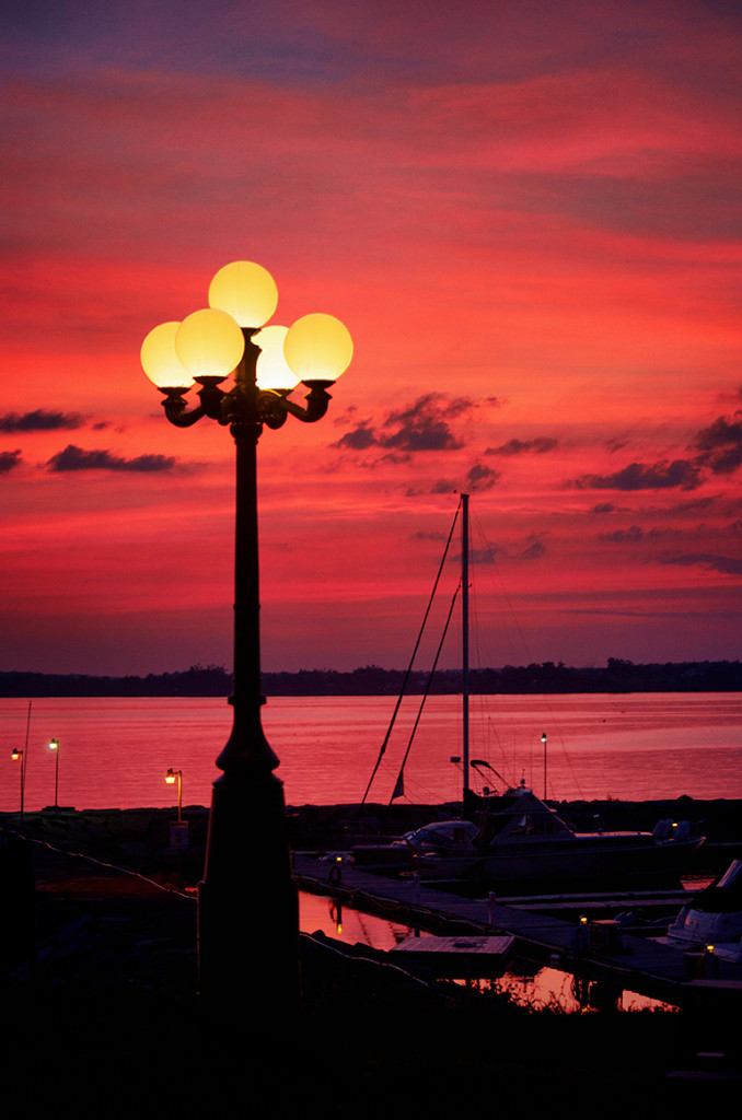 Lamp posts in Madison Barracks, Sackets Harbor, NY