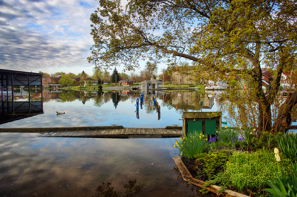 Flooding in Sackets Harbor, N.Y.