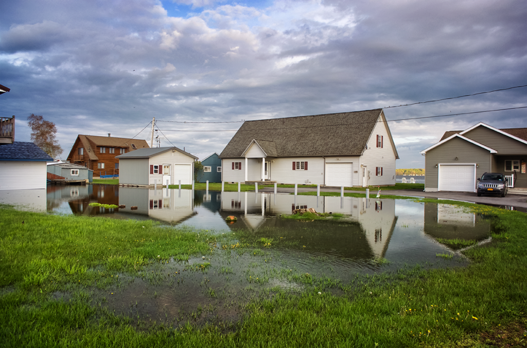 Flooding in Sandy Pond